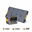 VTOMAN FlashSpeed 1500 V-BEYOND® Portable Power Station with 400W Solar Panel