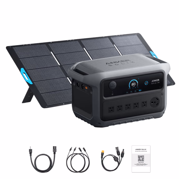 Anker SOLIX C2000 Gen 2 Portable Power Station – Anker SOLIX C2000 Gen 2 + 400W Solar Panel
