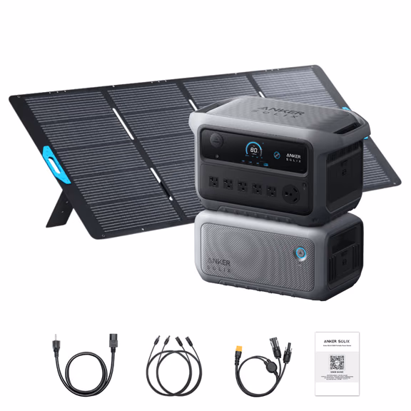 Anker SOLIX C2000 Gen 2 Portable Power Station – Anker SOLIX C2000 Gen 2 + Expansion Battery + 400W Solar Panel
