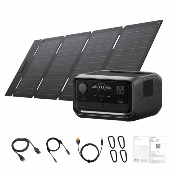 EcoFlow RIVER 3 Plus Portable Power Station – River 3 Plus + 45W Solar Panel