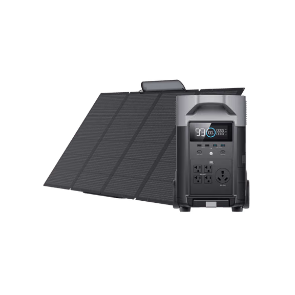 EcoFlow DELTA Pro + 400W Portable Solar Panels – EcoFlow DELTA Pro + 1 x 400W Solar Panel