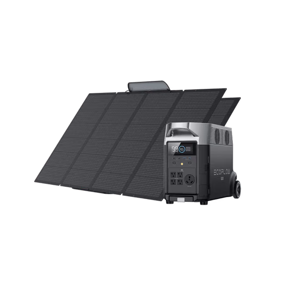 EcoFlow DELTA Pro + 400W Portable Solar Panels – EcoFlow DELTA Pro + 2 x 400W Solar Panels