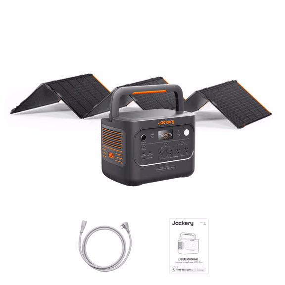 Jackery HomePower 2000 Plus V2 Portable Power Station – HomePower 2000 Plus v2 + SolarSaga 500 X