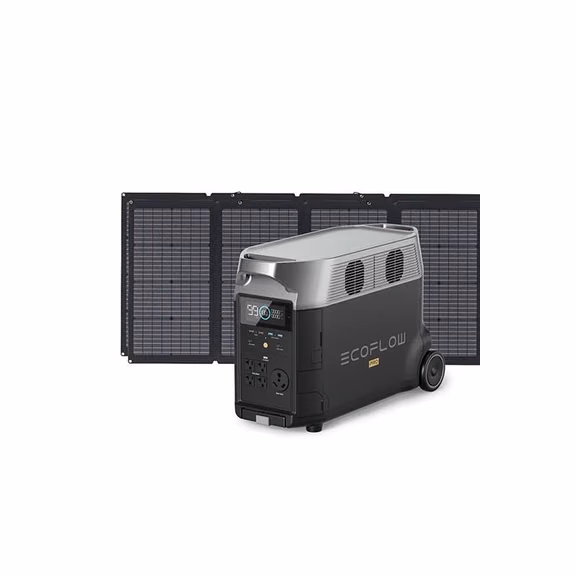 EcoFlow DELTA Pro Portable Power Station (3600Wh, 3600W) – 1 x 220W Portable Solar Panel