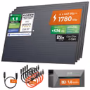 SOLARWAY Balkonkraftwerk 1780 Watt | Anker SOLIX Solarbank 2 E1600 Pro 1,6 kWh Speicher – Ohne
