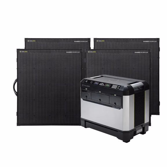 Yeti PRO 4000 + (4) Ranger 300 BC Solar Generator