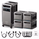 Anker SOLIX F3800 Plus Portable Power Station + Expansion Battery – Anker SOLIX F3800 Plus + 4 x Expansion Battery