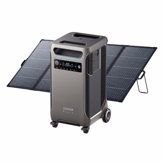 Anker SOLIX F3800 Portable Power Station – SOLIX F3800 + 1 x 400W Solar Panels