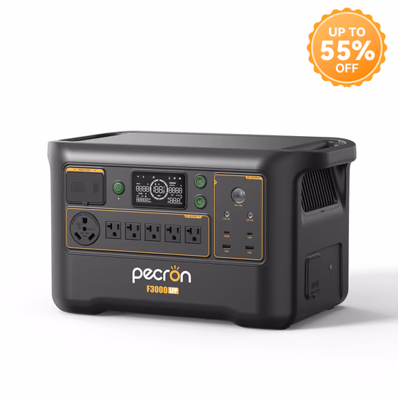 Pecron F3000LFP 3600W 3072Wh Portable Power Station