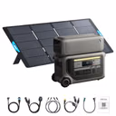 Anker SOLIX F3000 Solar Generator + Expansion Batteries – F3000 + 1 x Expansion Battery / 1 x 400W Portable Solar Panel