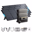 Anker SOLIX F3000 Solar Generator + Expansion Batteries – F3000 + 2 x Expansion Batteries / 3 x 400W Portable Solar Panel