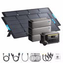 Anker SOLIX F3000 Solar Generator + Expansion Batteries – F3000 + 3 x Expansion Batteries / 2 x 400W Portable Solar Panel