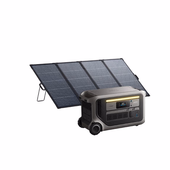 Anker SOLIX F3000 Portable Power Station – F3000 + 1 x 400W Portable Solar Panel