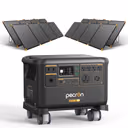 PECRON F5000LFP Solar Generator 7200W 5120Wh 120V/240V Home Backup PRE-ORDER – F5000LFP + PV500*4