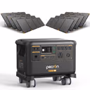 PECRON F5000LFP Solar Generator 7200W 5120Wh 120V/240V Home Backup PRE-ORDER – F5000LFP + PV500*8