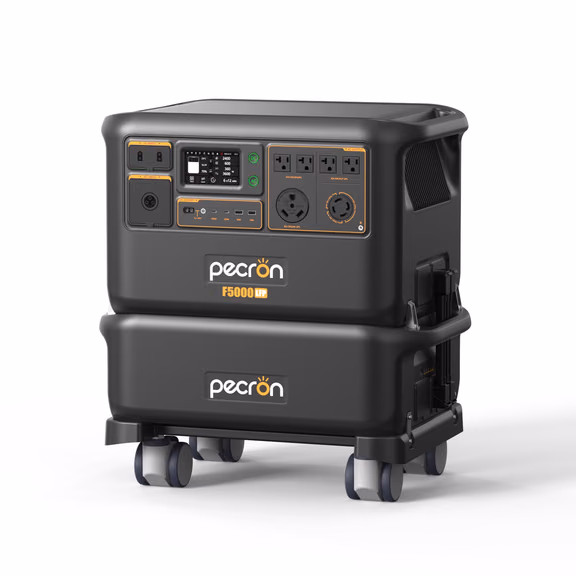 Pecron F5000LFP 7200W 5120Wh 120V/240V Portable Power Station – Pecron F5000LFP + + 1 x FP5000-48V 5120Wh Extra Battery