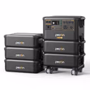 Pecron F5000LFP 7200W 5120Wh 120V/240V Portable Power Station – Pecron F5000LFP + + 5 x FP5000-48V 5120Wh Extra Batteries