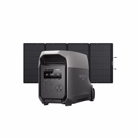 EcoFlow DELTA 3 Ultra Portable Power Station | 3072Wh, 3600W Output – DELTA 3 Ultra + 400W Solar Panel