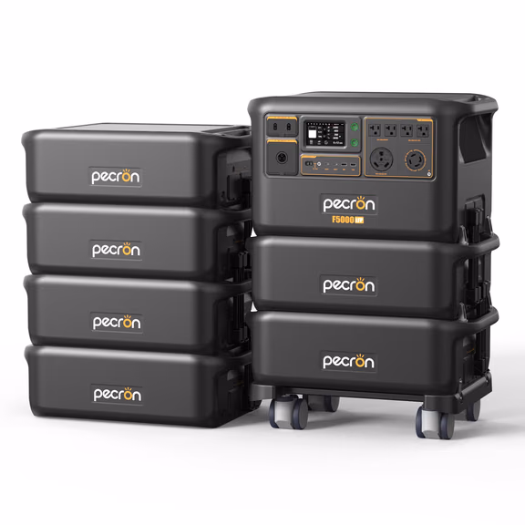 PECRON FP5000-48V Expansion Battery 5120Wh for F5000LFP – 6*FP5000-48V+F5000LFP