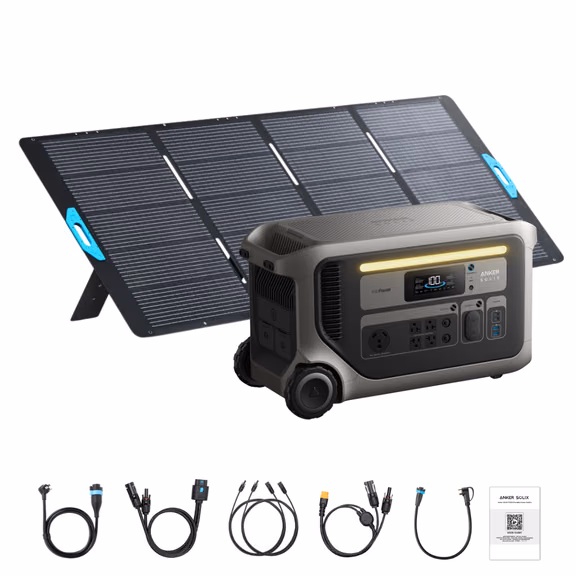 Anker SOLIX F3000 Solar Generator + 400W Portable Solar Panel Kits – Anker SOLIX F3000 + 400W Portable Solar Panel