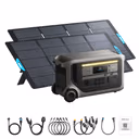 Anker SOLIX F3000 Solar Generator + 400W Portable Solar Panel Kits – Anker SOLIX F3000 + 2 x 400W Portable Solar Panel