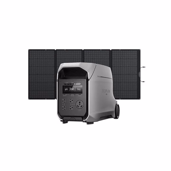 EcoFlow DELTA 3 Ultra Plus Portable Power Station | 3072Wh, 3600W – DELTA 3 Ultra Plus + 400W Solar Panel