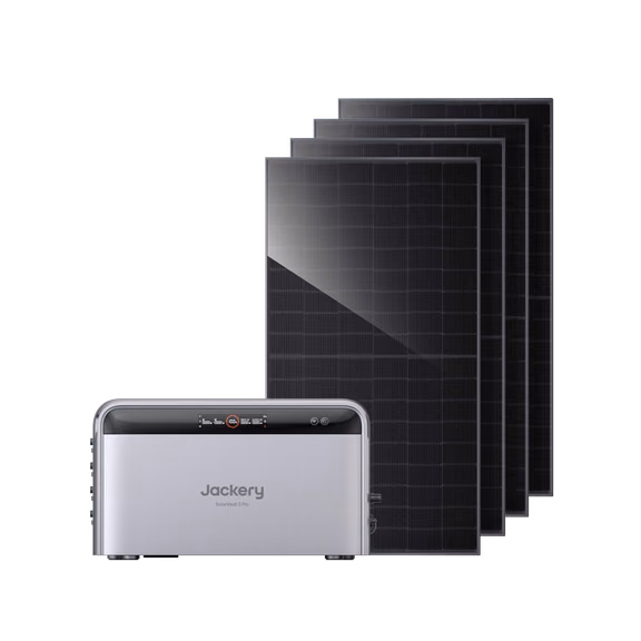 Jackery SolarVault 3 Pro – SolarVault 3 Pro / 4 x 450 Wp bifaziale Solarmodule