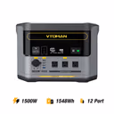VTOMAN FlashSpeed 1500/3096Wh V-BEYOND® Portable Power Station with 200W Pro Solar Panel