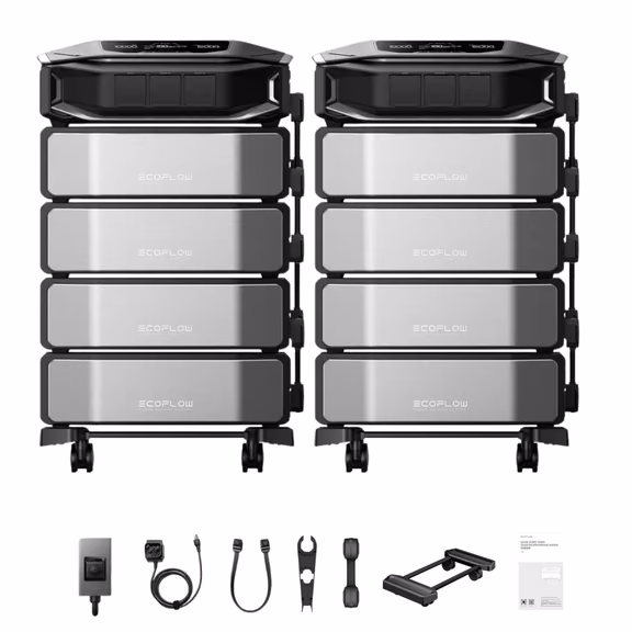 2 x EcoFlow DELTA Pro Ultra X Inverter + Batteries – 2 x DELTA Pro Ultra X Inverter + 8 x DELTA Pro Ultra X Battery