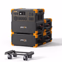 PECRON E3800LFP Portable Power Station 4200W 3840Wh with Free Cart | Ships Mid-Oct – E3800LFP + 3*EP3800-48V