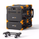 PECRON E3800LFP Portable Power Station 4200W 3840Wh with Free Cart | Ships Mid-Oct – E3800LFP + 4*EP3800-48V