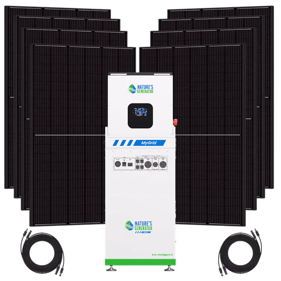 Natures Generator MyGrid 10K Solar Generator + 8 x Rigid 410W Solar Panel