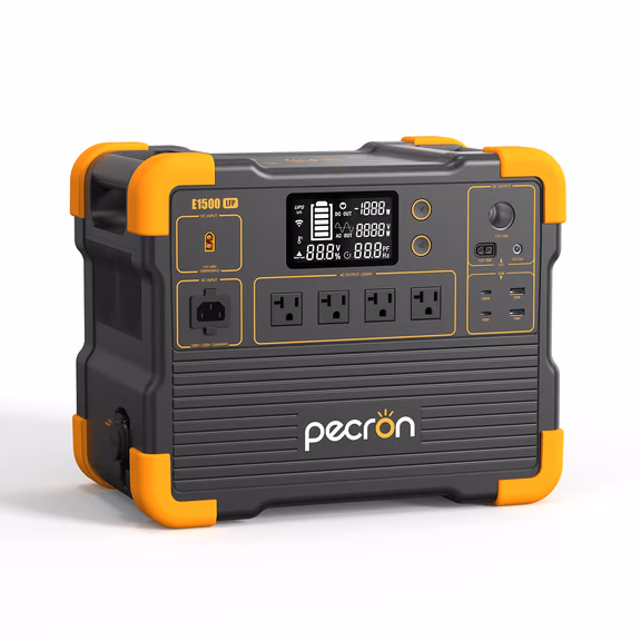 Pecron E1500LFP 2200W 1536Wh Expandable Portable Power Station