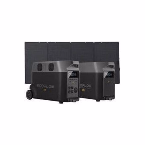 EcoFlow DELTA Pro + Smart Extra Battery + 400W Solar Panel