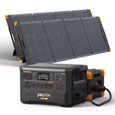 PECRON F3000LFP Solar Generator 3600W 3072Wh – F3000LFP+2*PV300+EP3800-48V / Without Cart