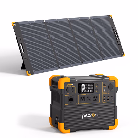 PECRON E2400LFP Solar Generator Kit – E2400LFP+200W