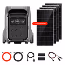 EcoFlow DELTA PRO 3 4096Wh 4000W Solar Generator + Choose Custom Solar Panel Bundle Option – DELTA PRO 3 + 4 x 200W Rigid Panels