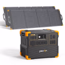 PECRON E3600LFP Solar Generator Kit 3600W 3072Wh – E3600LFP+2*PV300 / Without Trolley