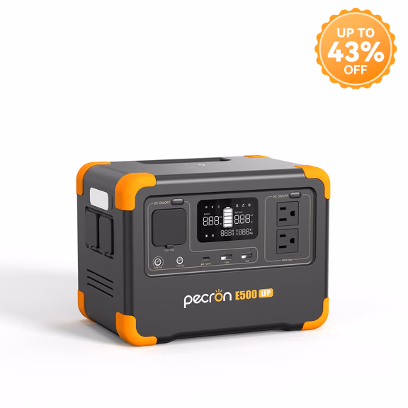 PECRON E500LFP Portable Power Station 600W 576Wh – E500LFP