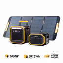 VTOMAN FlashSpeed Pro 3600 Estación Eléctrica Portátil + Batería Adicional + Panel Solar 400W