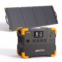 PECRON E1500LFP Expandable Portable Power Station 2200W 1536Wh V3 Version – E1500LFP+300W Solar kit