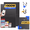 onLite: 900 Watt Balkonkraftwerk – Solakon ONE + 5 x Solakon ONE Erweiterungsspeicher / 3m