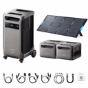 Anker SOLIX F3800 Plus Portable Power Station + 400W Portable Solar Panel – F3800 Plus + 400W Portable Solar Panel / 2 x Extra Batteries