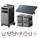 Anker SOLIX F3800 Plus Portable Power Station + 400W Portable Solar Panel – F3800 Plus + 400W Portable Solar Panel / 4 x Extra Batteries