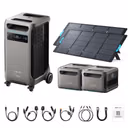 Anker SOLIX F3800 Plus Portable Power Station + 400W Portable Solar Panel – F3800 Plus + 2 x 400W Portable Solar Panels / 2 x Extra Batteries