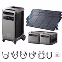 Anker SOLIX F3800 Plus Portable Power Station + 400W Portable Solar Panel – F3800 Plus + 3 x 400W Portable Solar Panels / 2 x Extra Batteries