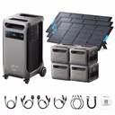 Anker SOLIX F3800 Plus Portable Power Station + 400W Portable Solar Panel – F3800 Plus + 3 x 400W Portable Solar Panels / 4 x Extra Batteries
