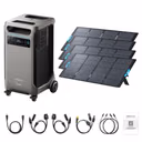 Anker SOLIX F3800 Plus Portable Power Station + 400W Portable Solar Panel – F3800 Plus + 4 x 400W Portable Solar Panels