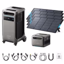Anker SOLIX F3800 Plus Portable Power Station + 400W Portable Solar Panel – F3800 Plus + 4 x 400W Portable Solar Panels / 1 x Extra Battery