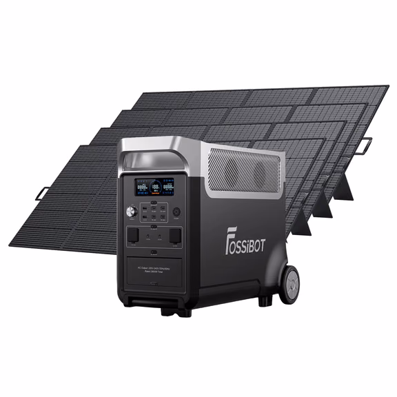 FOSSiBOT F3600 Pro Solar Generator Kit – F3600 Pro+3*420W Solar Panel